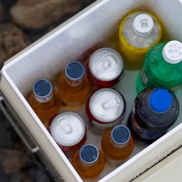 13L Insulated Metal Beverage Cooler with Handle
