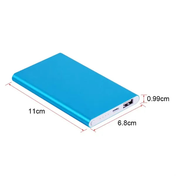 5000mAh Slim Portable Power Bank with Fast Charging