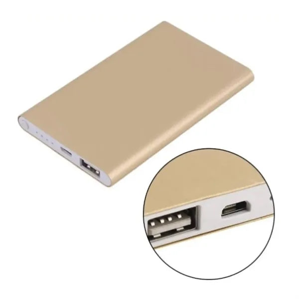 5000mAh Slim Portable Power Bank with Fast Charging