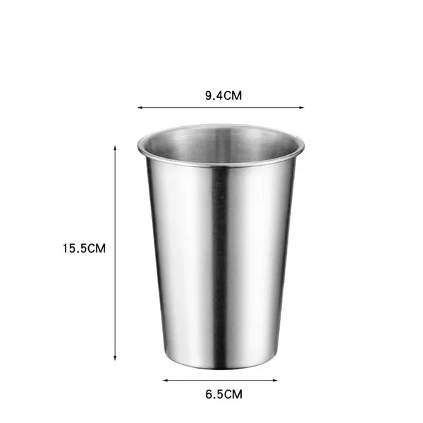 24oz Stainless Steel Pint Cup Drinking Glasses