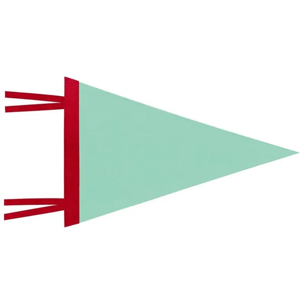 12" x 30" Felt Pennant Triangle Flags