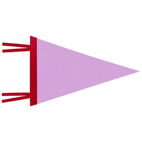12" x 30" Felt Pennant Triangle Flags