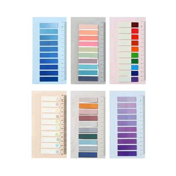 600 Pcs Colorful Sticky Note Tabs Page Markers and Pen Set