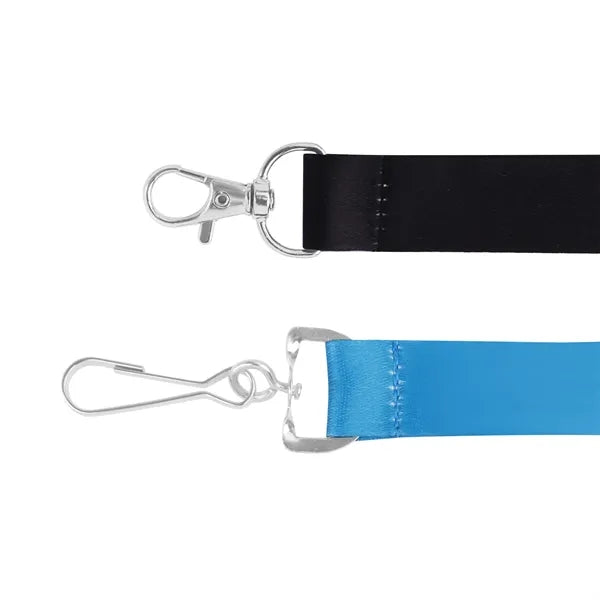 3/4" Polyester Lanyards For ID Badges W/ Metal Swivel Clasp