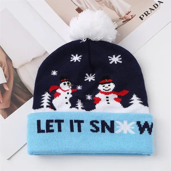 Winter Knit Pom Beanie