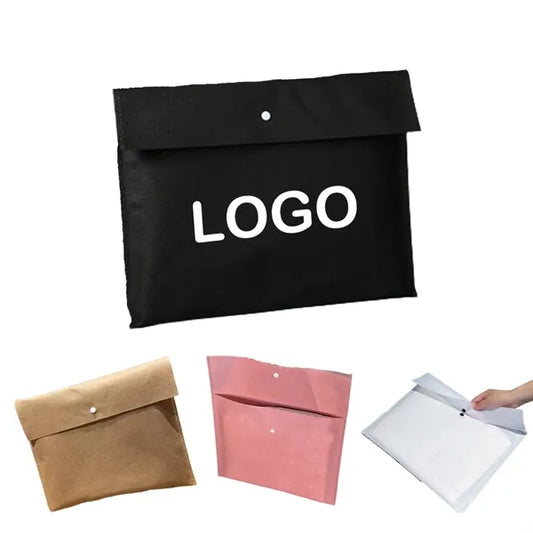Durable Non-Woven Snap Closure Document File Garment Bag