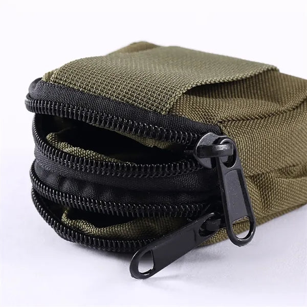 Small Outdoor Nylon Military Fan Tactical Coin Purse