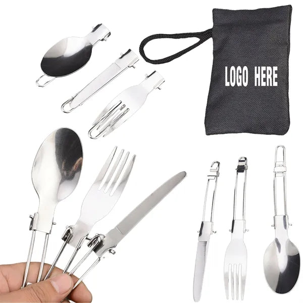 3-Piece Foldable Cutlery Utensils