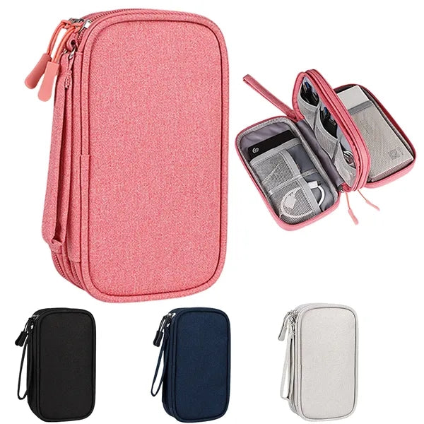 Double-layer Waterproof Digital Accessories Organizer