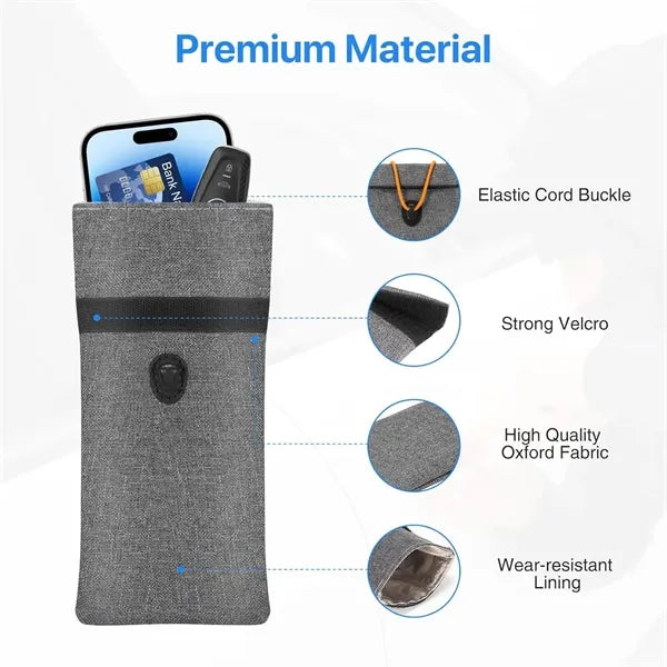 RFID Blocking Canvas Signal Shield Pouch