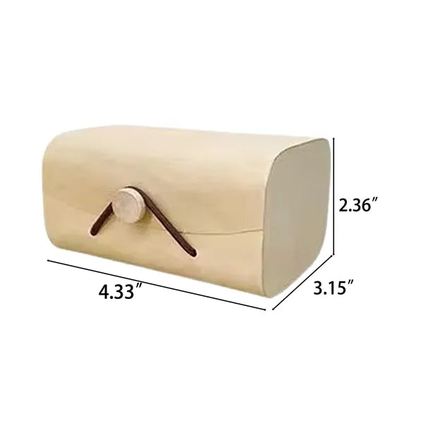 Natural Birch Wood Handcrafted Decorative Storage Box