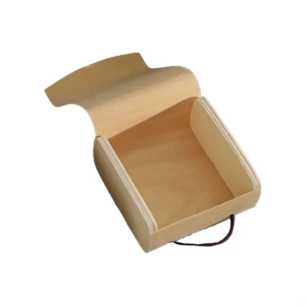 Natural Birch Wood Handcrafted Decorative Storage Box