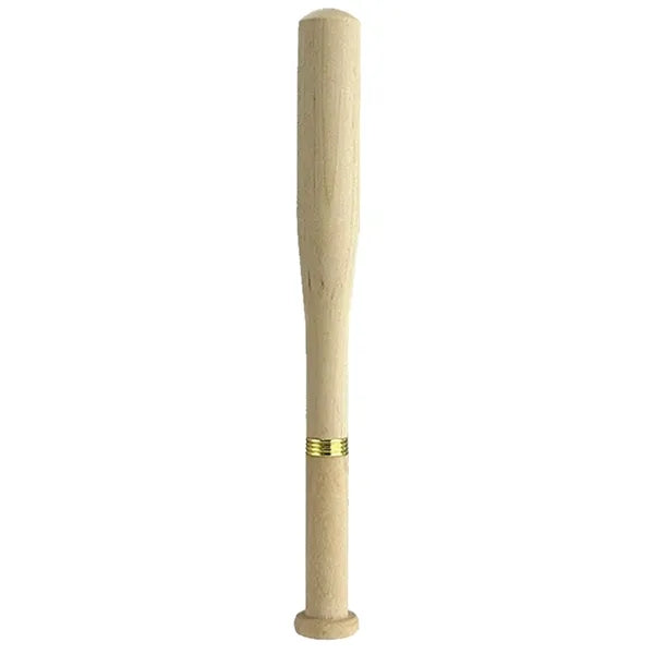 Baseball Bat-Shaped Wooden Smooth Writing Ballpoint Pen