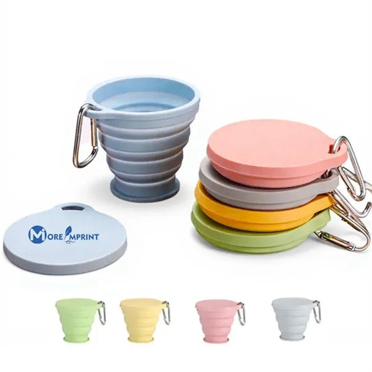 6oz Silicone Collapsible Travel Cup BPA Free Folding Mug