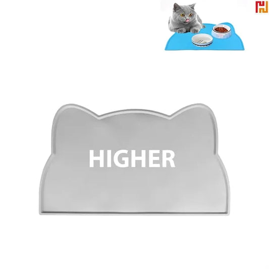 Kitten Shape Silicone Pet Dog Cat Feeding Mat