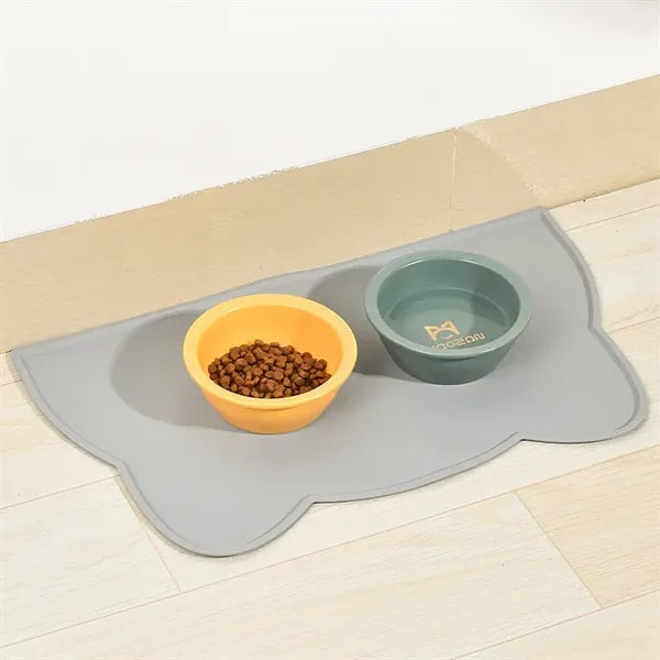 Kitten Shape Silicone Pet Dog Cat Feeding Mat