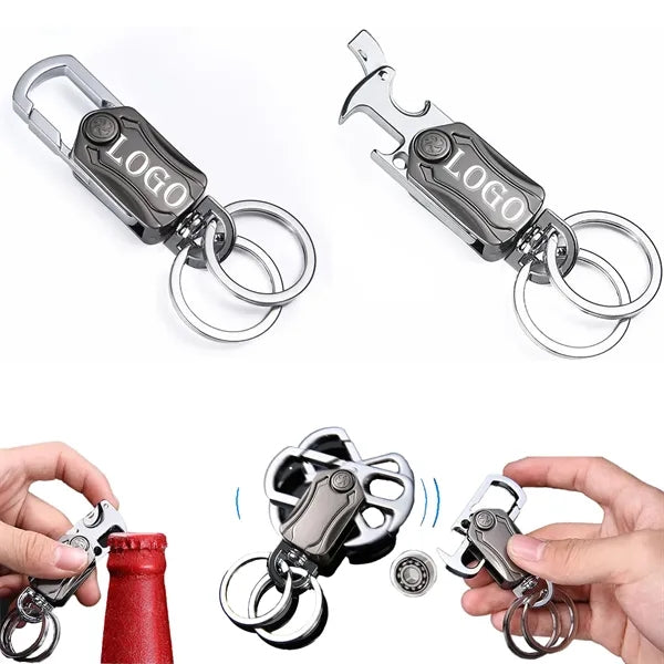 Multifunctional Fidget Spinner Keychain