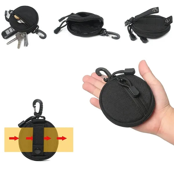 Durable Round Key Holder With Waterproof Lining
