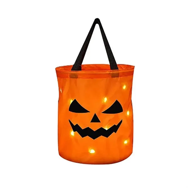 LED Pumpkin Tote Bag