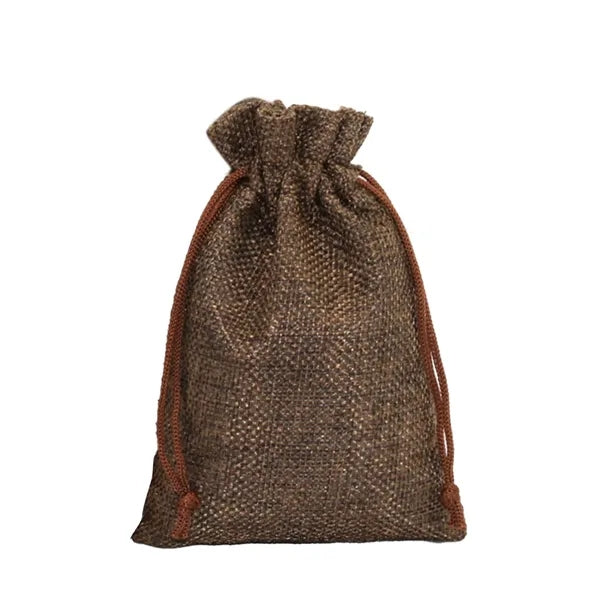 Burlap Drawstring Gift Pocket