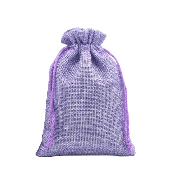 Burlap Drawstring Gift Pocket