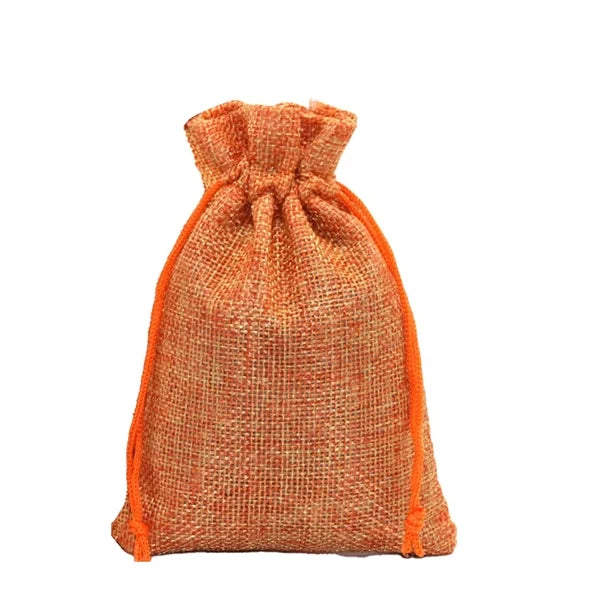 Burlap Drawstring Gift Pocket