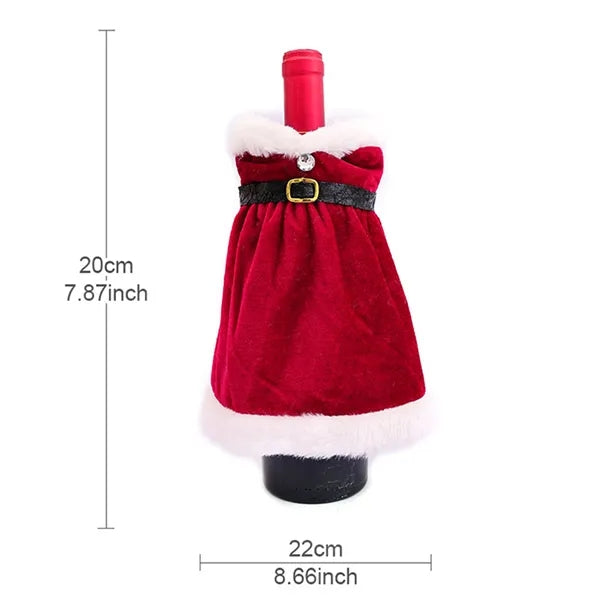 Christmas Decorations For Wine Bottles