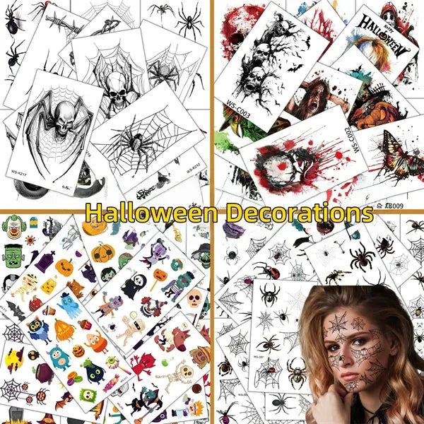 Temporary Tattoos Halloween Makeup Kit