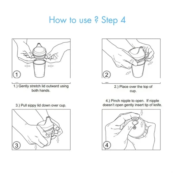 Silicone Sippy Cup Lid