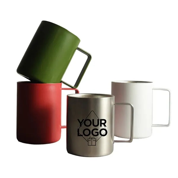 14oz Insulated Stainless Steel Mug with Scale