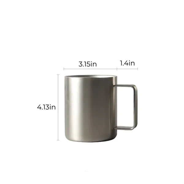 14oz Insulated Stainless Steel Mug with Scale