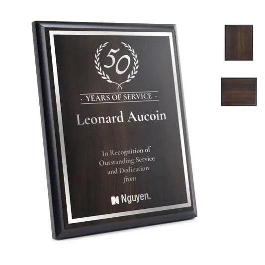 Vertical & Horizontal Wooden Plaque Award