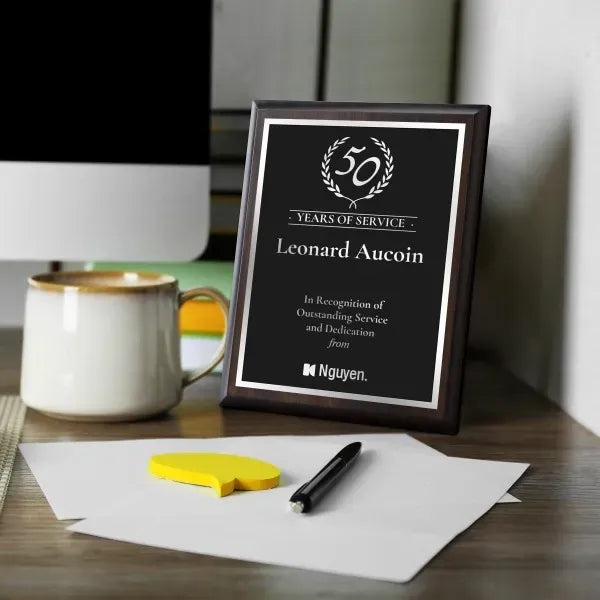 Vertical & Horizontal Wooden Plaque Award