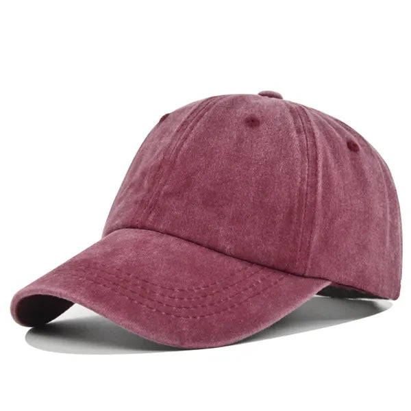Vintage Washed Adjustable Baseball Cap