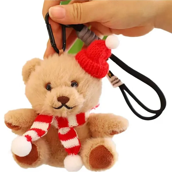 4"Plush Bear Keychain