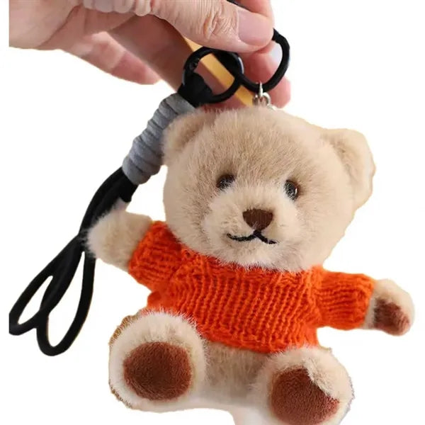 4"Plush Bear Keychain