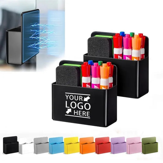 2 Pack Plastics Magnetic Pen Holder for Refrigerator