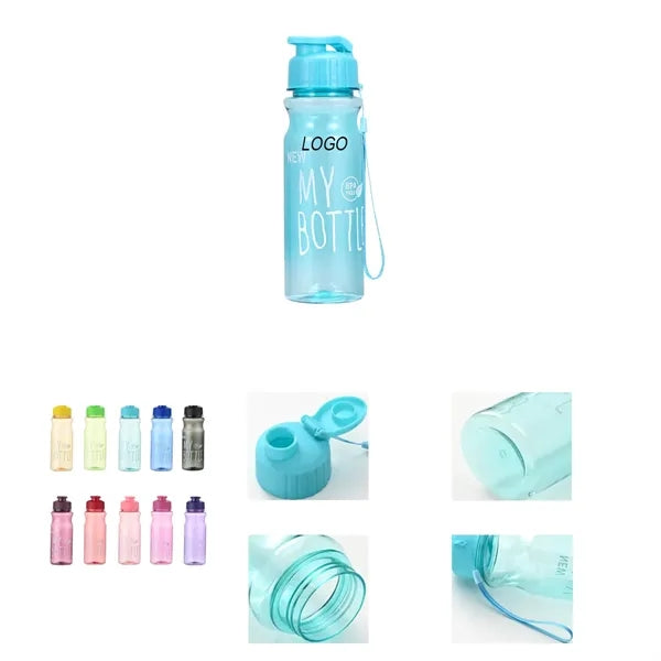 18oz PET Plastic Push-Top Lid Multi-Color Lightweight Cup
