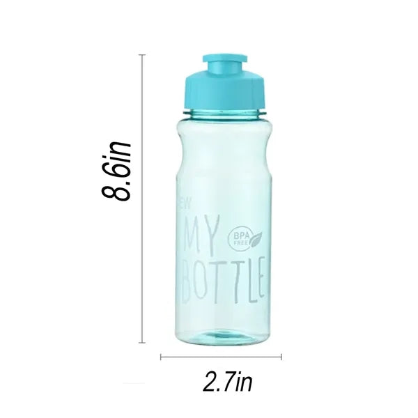 18oz PET Plastic Push-Top Lid Multi-Color Lightweight Cup
