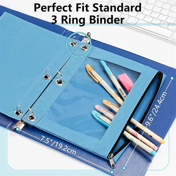 Pencil Pouch for 3 Ring Binder