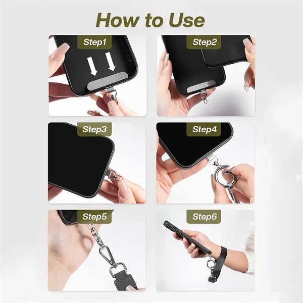 Adjustable Clip and Go Strap Phone Lanyard