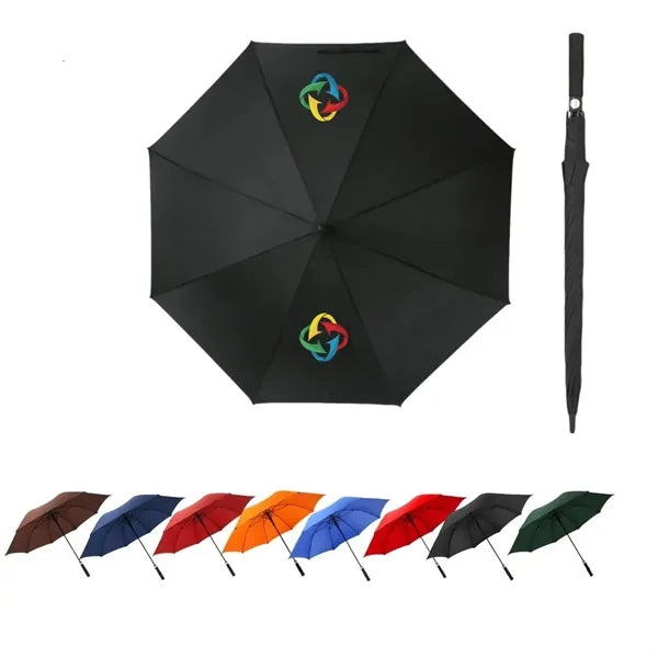 Golf automatic customizable advertising umbrella