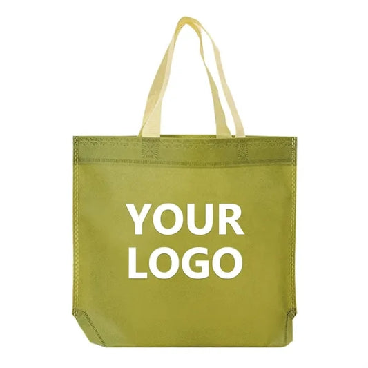 12.6" x 14.9" x 3.9" Custom Logo Tote Bag