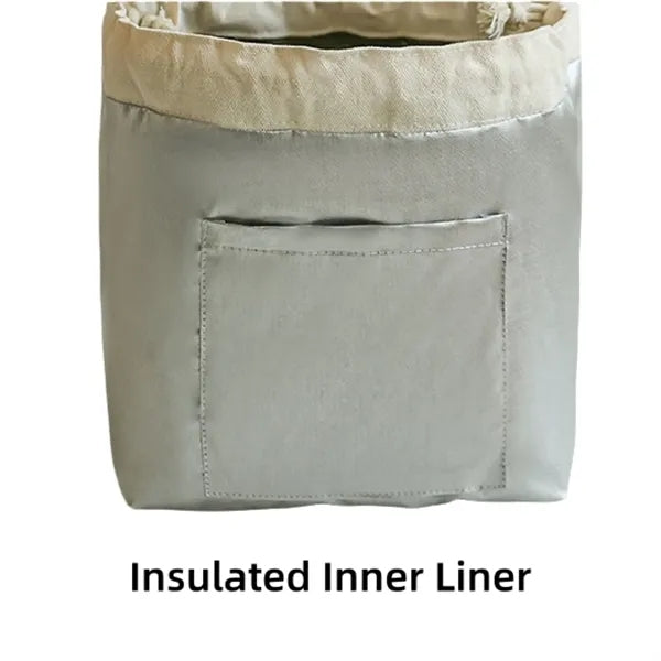 Eco Canvas Lunch Tote Bag Free Shipping