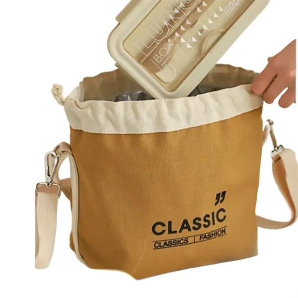 Eco Canvas Lunch Tote Bag Free Shipping