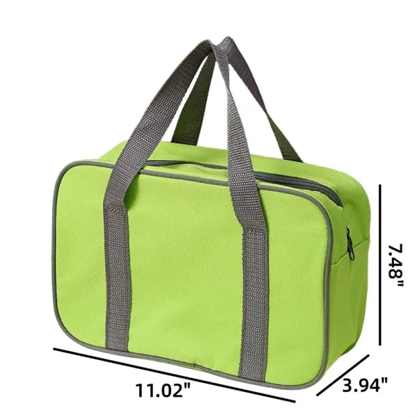 Outdoor Insulated Oxford Picnic Bag Free Shipping