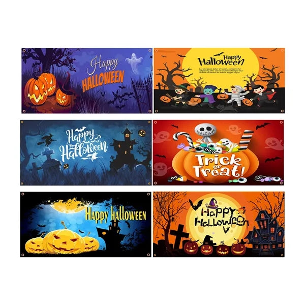 Festive Halloween Hanging Flag For Party Free Shipping