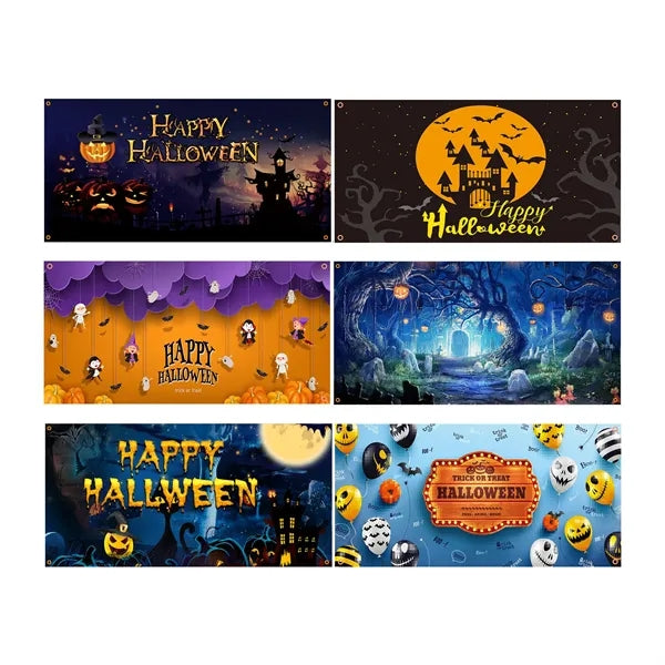Festive Halloween Hanging Flag For Party Free Shipping