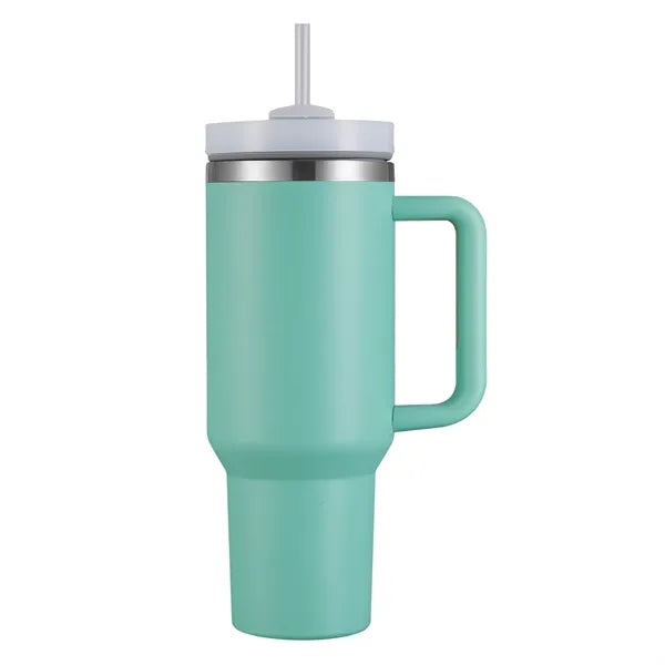 Aqueduct-VIII 40 Oz Tumbler Mugs with Straw (Double Walled)