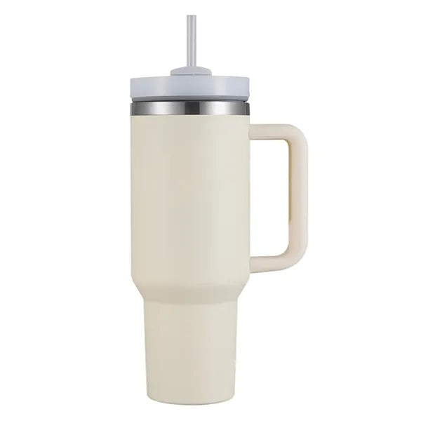 Aqueduct-VIII 40 Oz Tumbler Mugs with Straw (Double Walled)